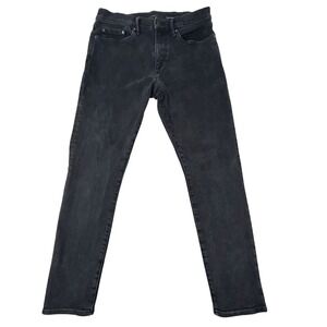 Gap Jeans Men 33x32*‎ Skinny Gapflex Max Black Straight Leg Stretch Mid Rise